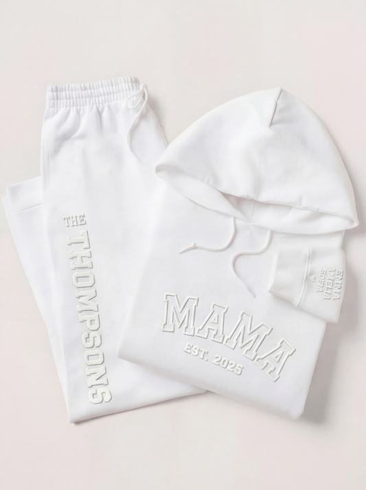 MAMA Hoodie & Joggers Set (3D Puff)