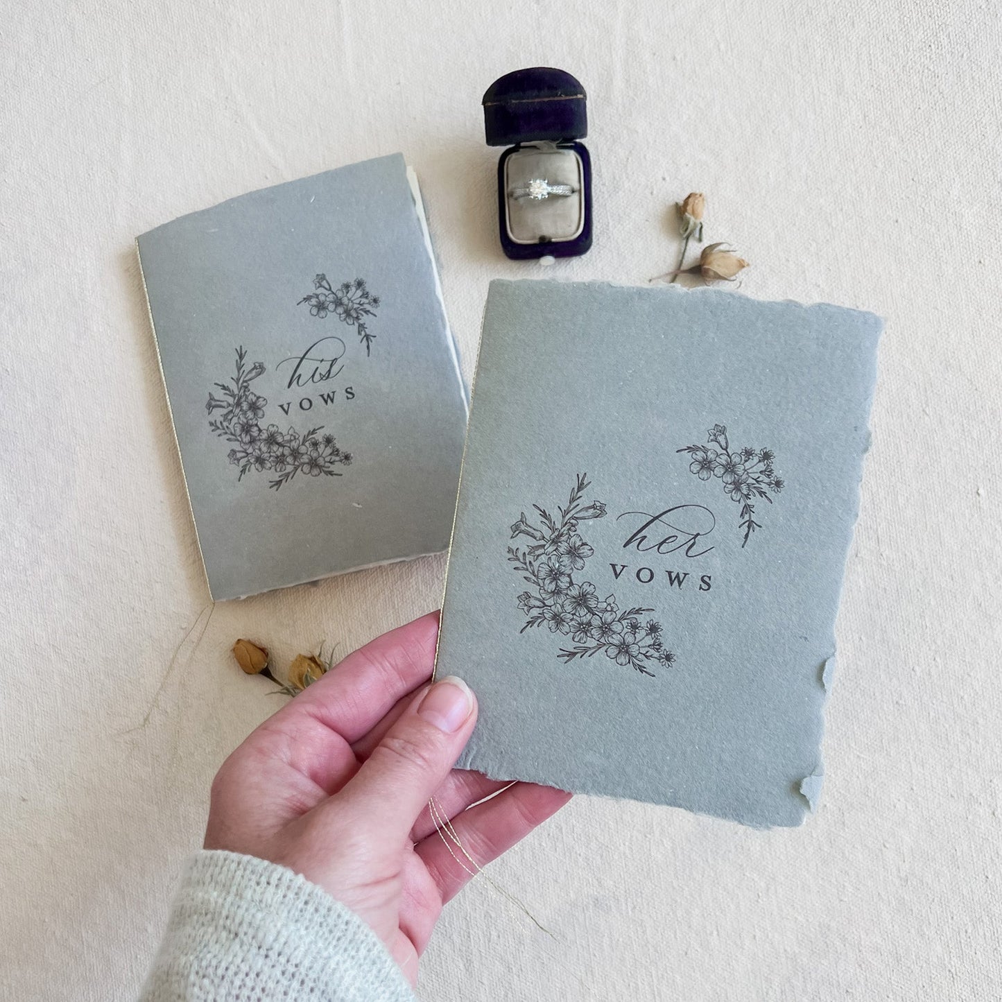 His and Hers Vow Book Set