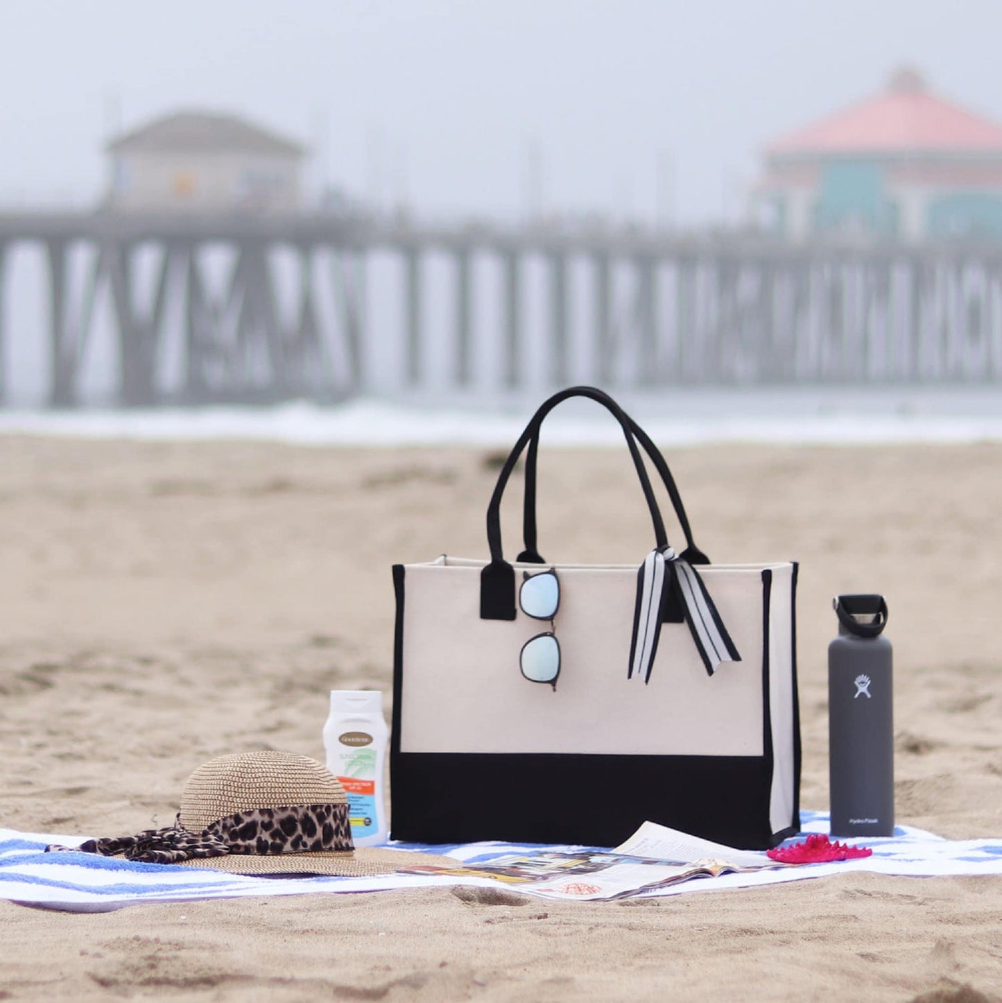Honeymoon Vibes Beach Tote Bag