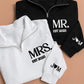 Embossed MR & MRS Quarter Zips Bundle - Contrast