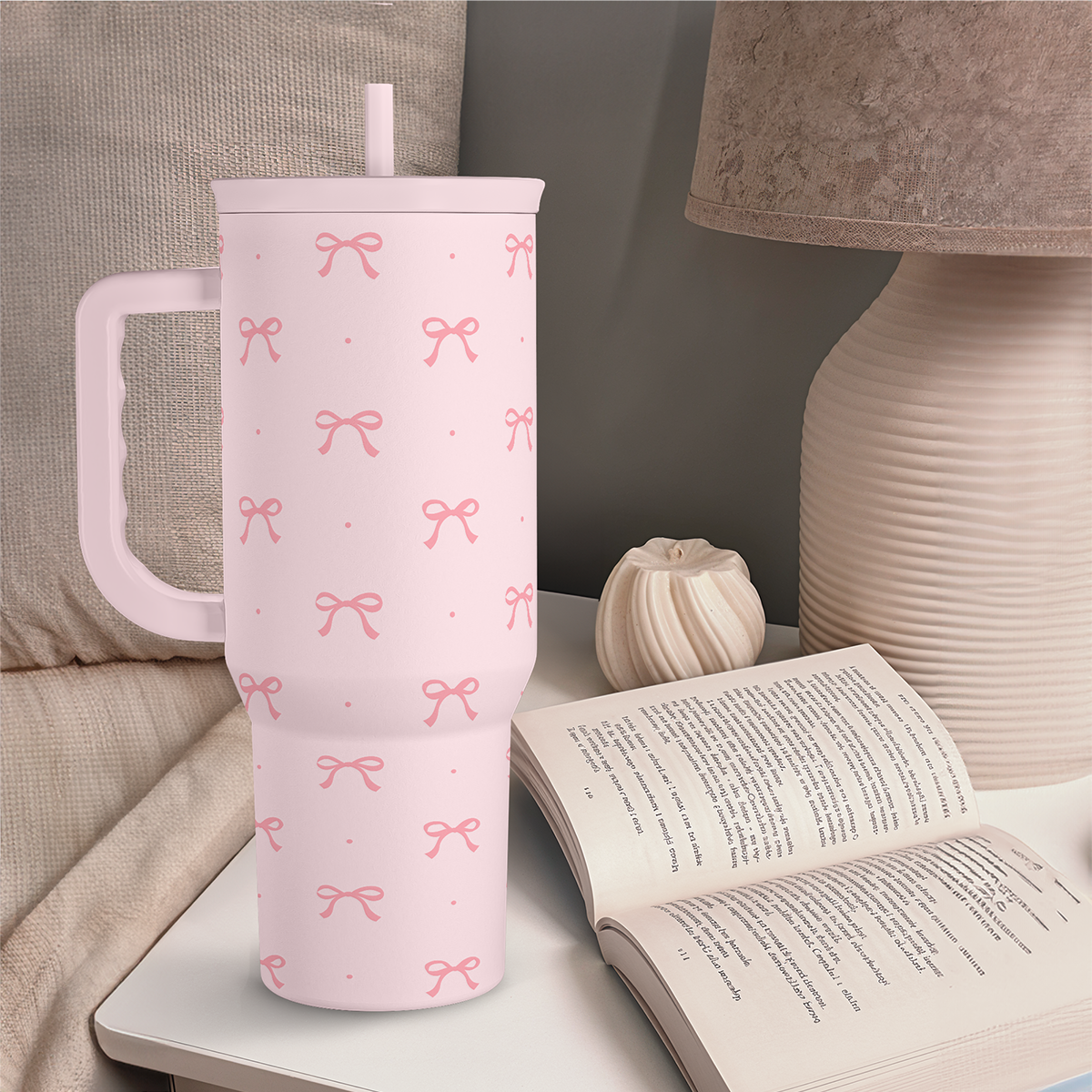 Coquette Bow Stainless Steel Tumbler