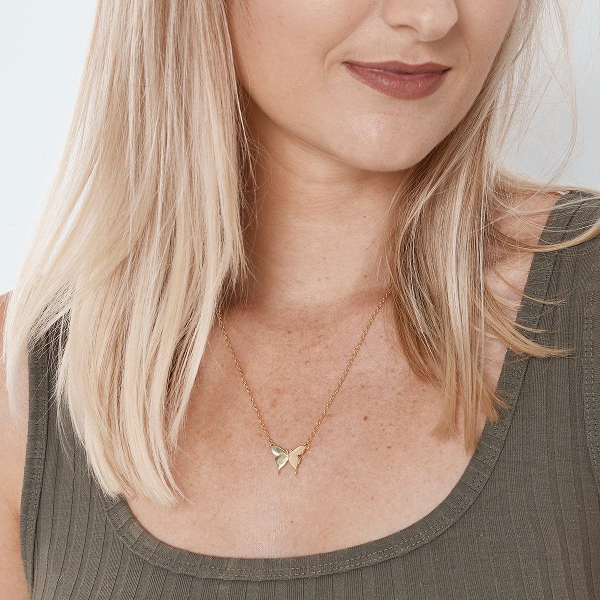 Mother's Day Butterfly Pendant Necklace