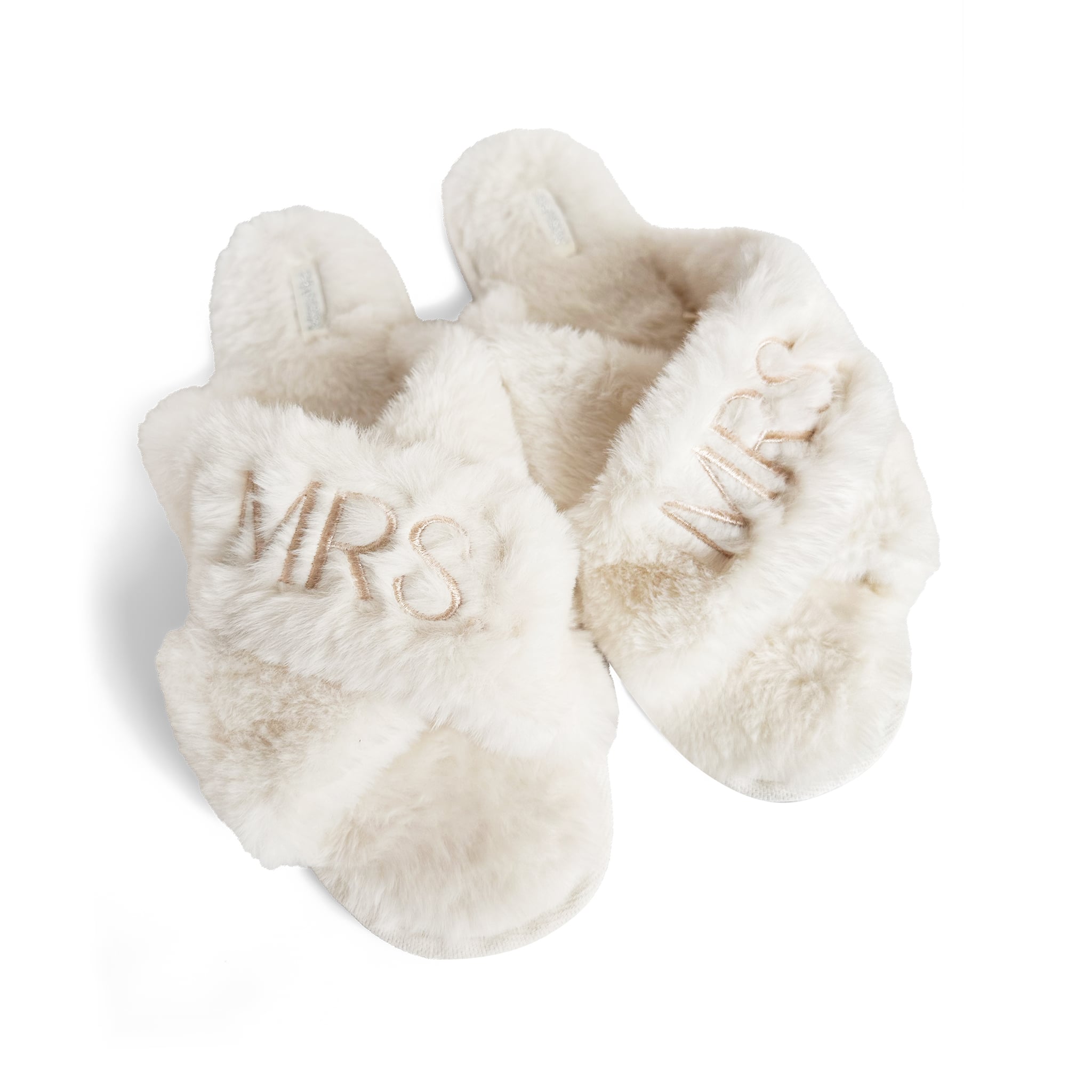 MRS Fluffy Slippers - Ivory