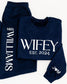 WIFEY Crewneck & Joggers Set (3D Puff)