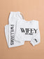 WIFEY + HUBBY Crewnecks & Joggers Set (3D Puff)