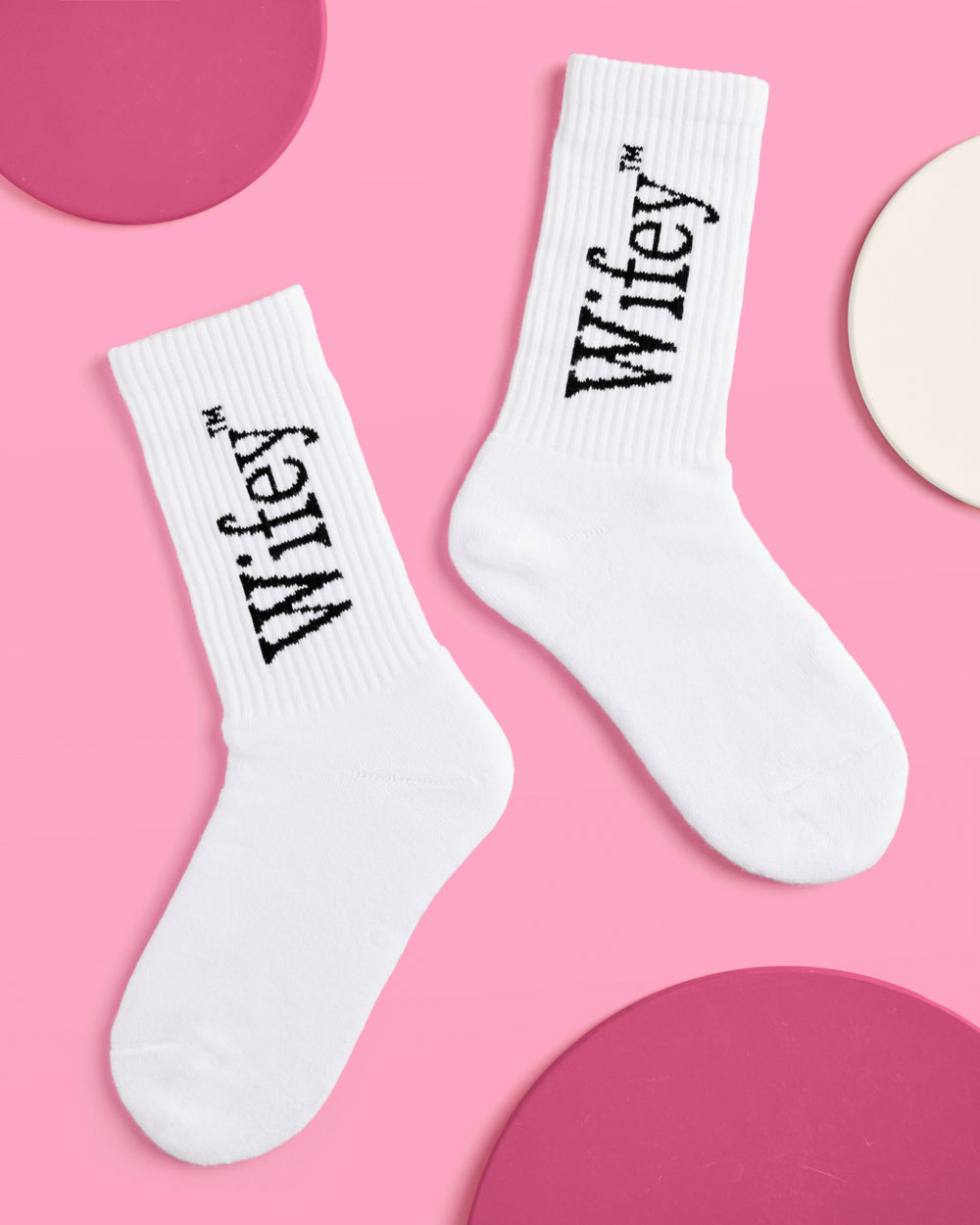 Wifey Socks | White Tube Socks for Brides & Bachelorette