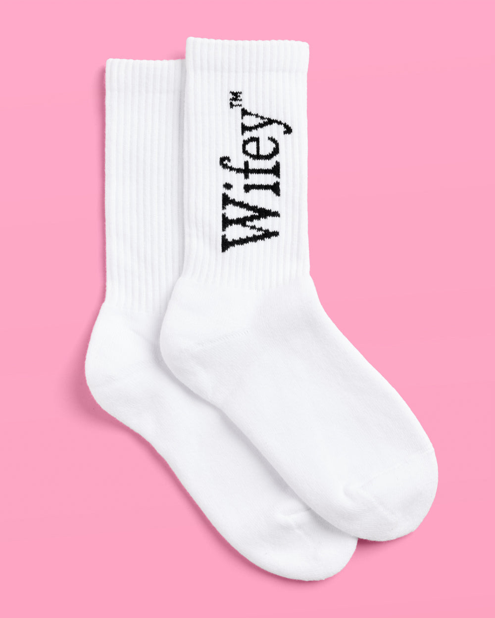 Wifey Socks | White Tube Socks for Brides & Bachelorette