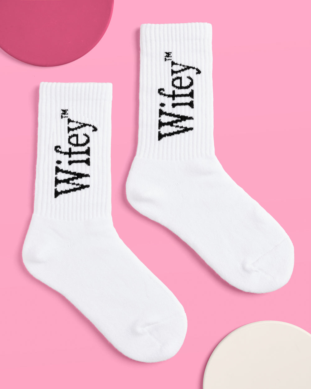 Wifey Socks | White Tube Socks for Brides & Bachelorette