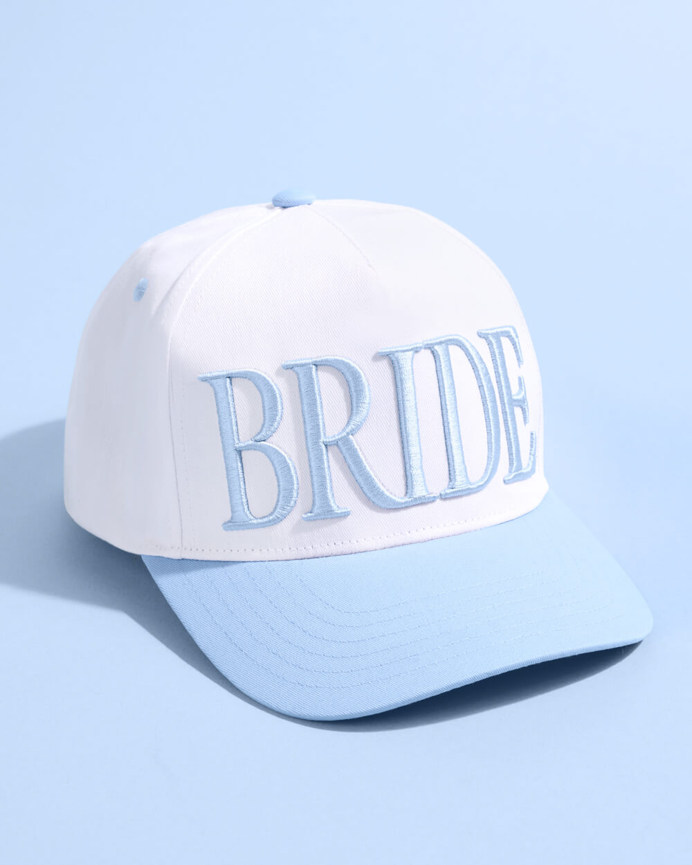 Something Blue BRIDE Embroidered Hat
