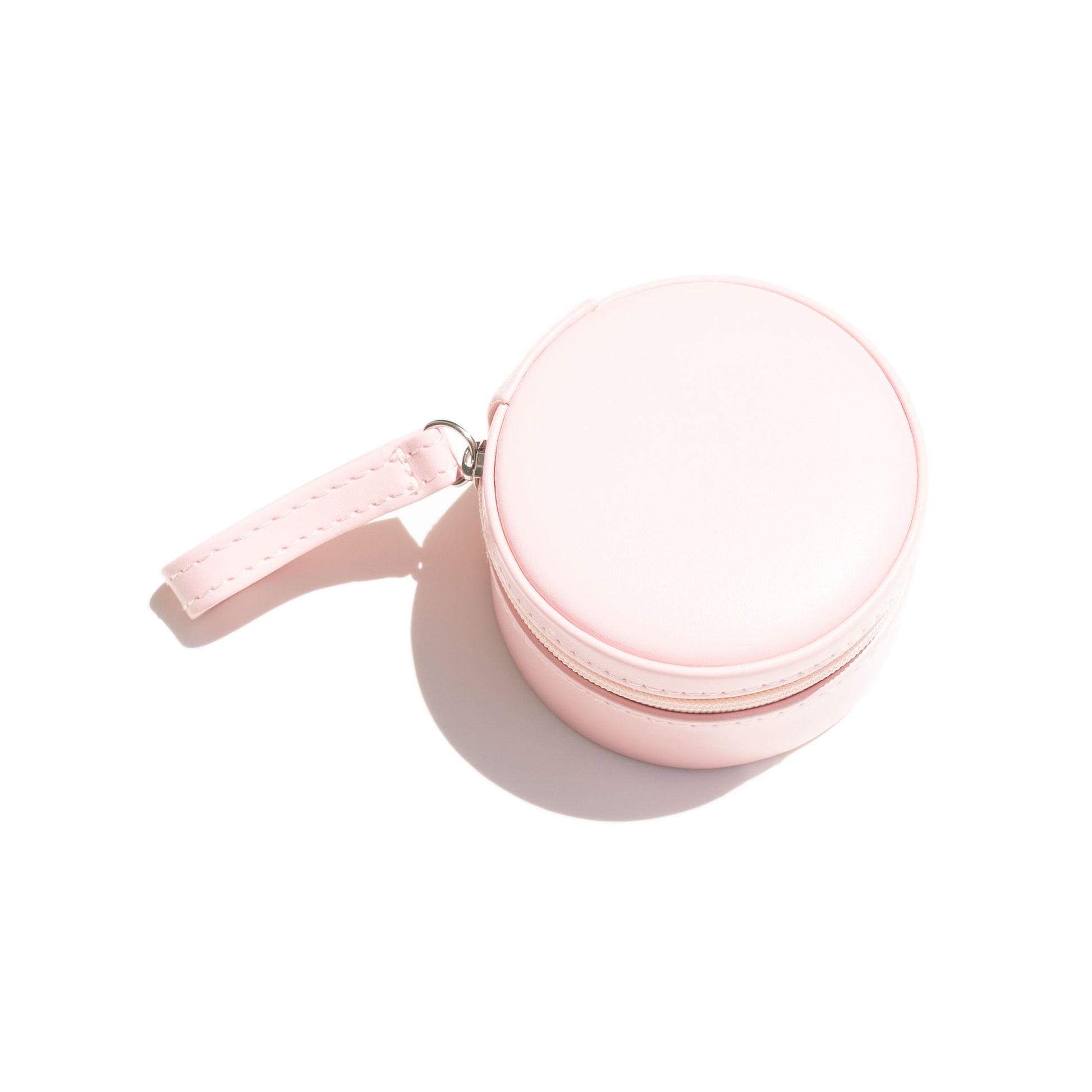 Small Pink Leather Jewelry Box