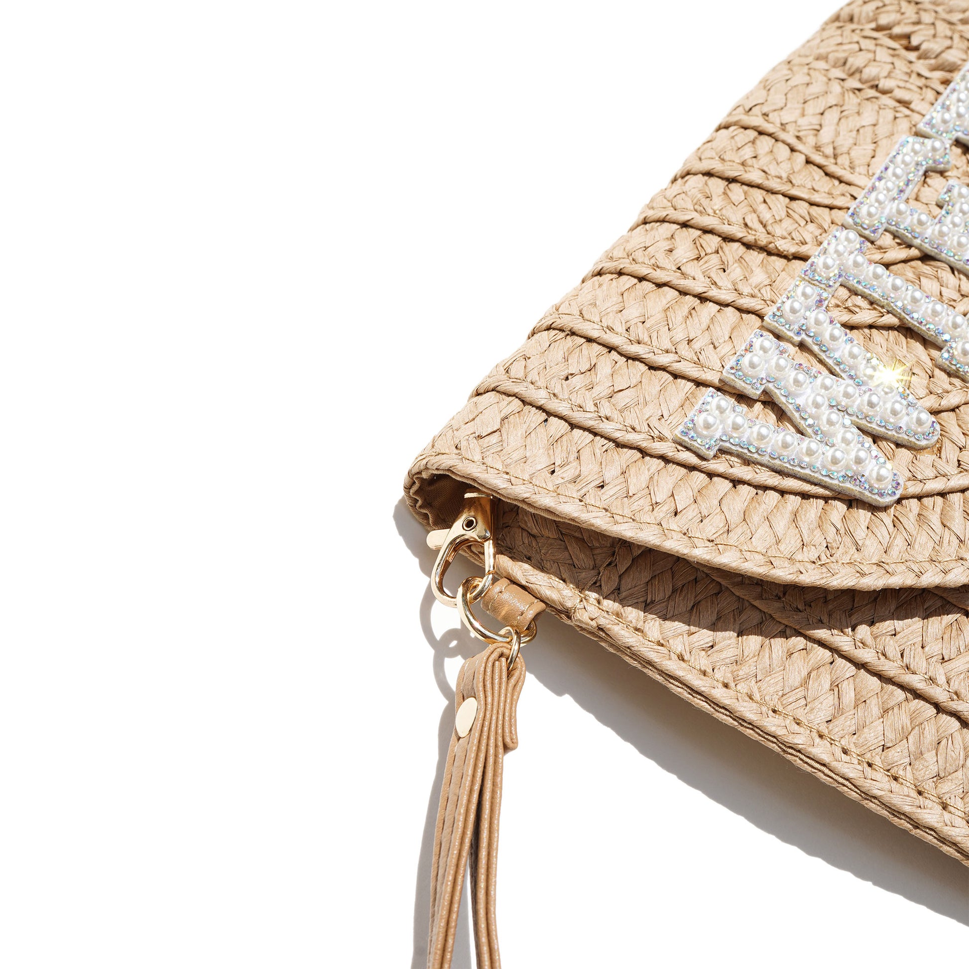 Wifey Straw Beach Bag